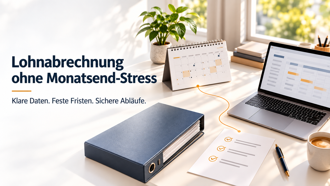 Lohnabrechnung ohne Monatsend-Stress: Der strukturierte Payroll-Prozess für KMU
