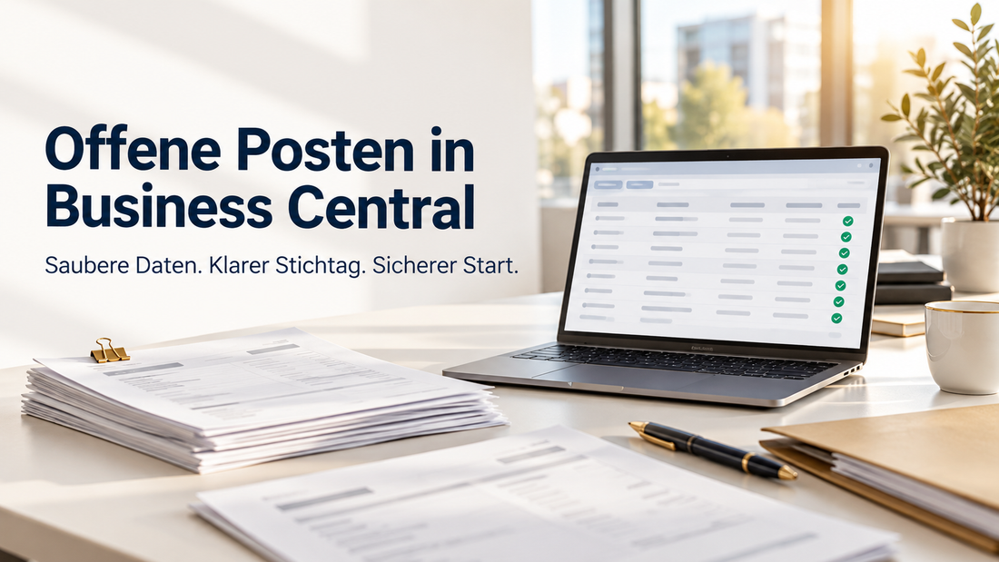 Offene Posten in Business Central übernehmen: So gelingt der saubere Start