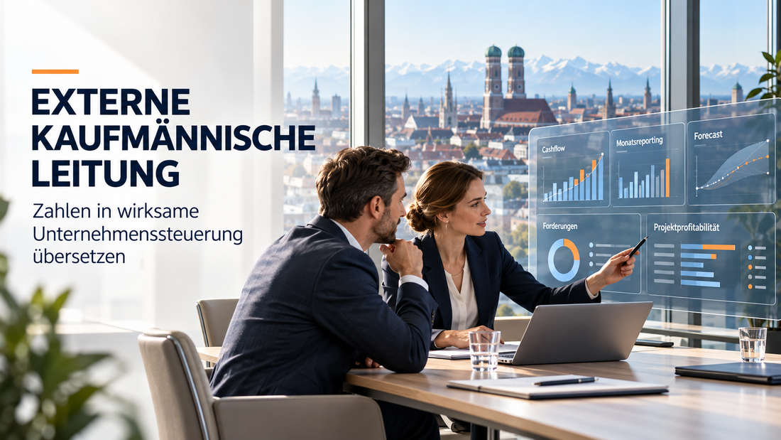 Externe kaufmännische Leitung: Zahlen in wirksame Unternehmenssteuerung übersetzen