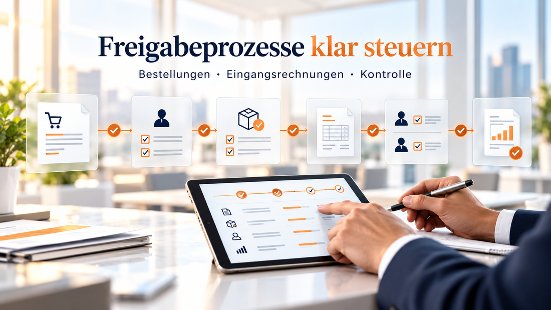 Freigaben ohne Stillstand: Bestellungen und Eingangsrechnungen effizient steuern